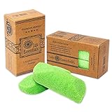 Lulu Essentials Foot Pumice (2 Pack) Scrubber Stone Sponge, Bath and Shower, Feet Care