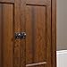 Sauder Carson Forge Library with Doors, Washington Cherry finish