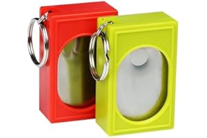 CRMADA Box Training Clickers 2 pcs/Pack, red and Lime Green…