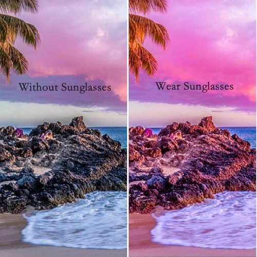 Aqlithle 14 Pairs Heart Shaped Sunglasses for Women, Pink Rimless Glasses, Frameless Love Glasses, Fun Trendy Transparent Heart Sunglasses Valentines Party Favor