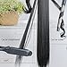 Yepei Natural Black Yaki Straight Long Clip in Ponytail Hair Extensions Kanekalon Wrap Around Synthetic Fake Pony Tail Hairpieces Heat Resistant Fiber Wave Ponytail Extensions for Women 120g 26inch