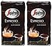 Segafredo Espresso Casa Ground Coffee 8.8oz (250 grams) (Pack of 2)