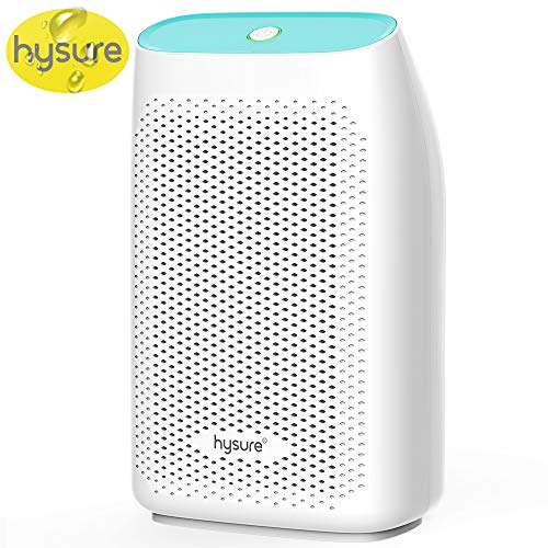Hysure Small Dehumidifier 700ml Powerful Dehumidifier Compact for Home with Semiconductor Technology Portable Electric Dehumidifiers for Damp Air, Mold, Moisture in Home, Bathroom, Kitchen, Garage, Caravan and Office