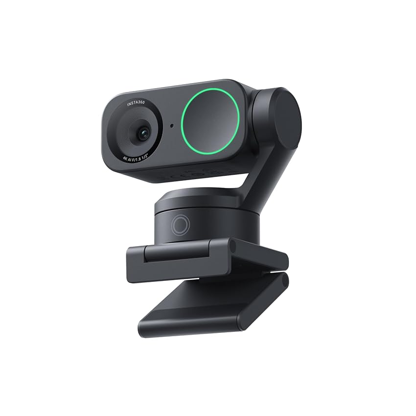 Insta360 Link 2 Pack standard - PTZ 4K Webcam per PC/Mac, Sensore da 1/2"