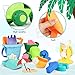 YIZI Beach Toy Set - Soft Mesh with Backpack Mesh Bag - Over Fun Sand Toys Set for Girls and Boys Kids Outdoor Toys
