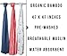 Muslin Swaddle Blankets with Organic Muslin Bamboo, Set of 3, by Upstreet