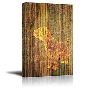 signwin Canvas Wall Art Abstract Animal Lines Art...