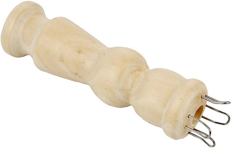 Wooden French Knitting Dolly Spool for Decorating & Wool Crafts
