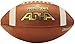 Spalding Alpha Leather Football, Light Brown/Red, Youth