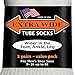 Extra Wide Tube Socks White Fit Shoes 9-15 Up to 6E 3-Pair Pack Made in USA…