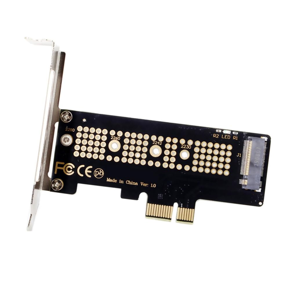 JSER Low Profile PCI-E 4.0 NVMe to M.2 NGFF SSD Nvme AHCI PCI Express Adapter Card