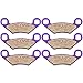 ECCPP Brake Pads Fits for 2010-2013 Polaris Sportsman 850, 2009 2010 2011 2012 2013 2014 Polaris Sportsman XP, FA475 Front and Rear Brake Pads