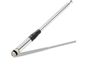 Tickboat CB Antenna 27Mhz 9-51 Inch Telescopic Antenna/Rod HT Antennas for CB Handheld/Portable Radio with BNC Connector Compatible with Cobra Midland Uniden Anytone CB Radio