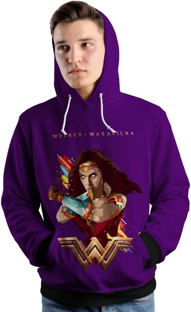 Blusa de frio mulher maravilha Clearance