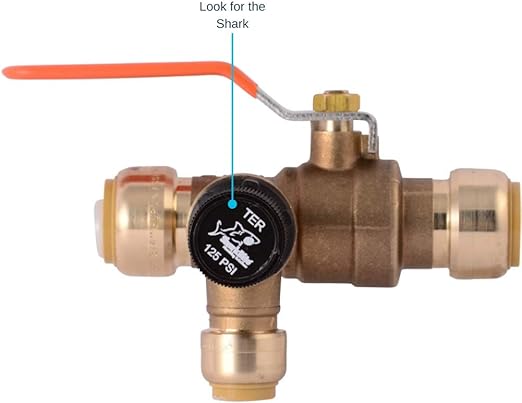 Sharkbite 25704lf Thermal Expansion Relief Valve 3 4 In X 1 2 In Copper Pex Cpvc Pe Rt Hdpe Amazon Com