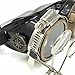 UMBRELLALABORATORY Steampunk Goggles Rave Glasses with Compass Design, Handcrafted Victorian Style, Double Ocular Loupe Gold-Clear