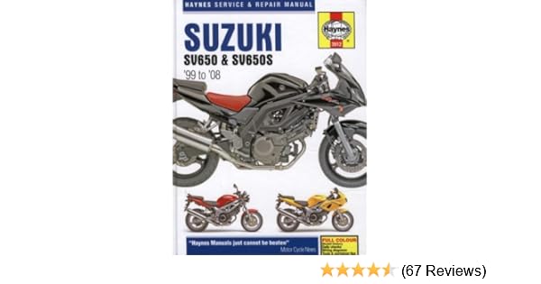 01 Sv650 Service Manual