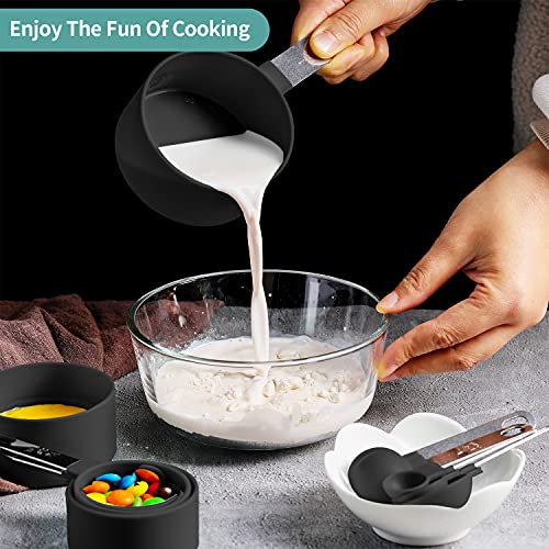 Measuring Cups and Spoons Set,Stackable Accurate Measure Cup and