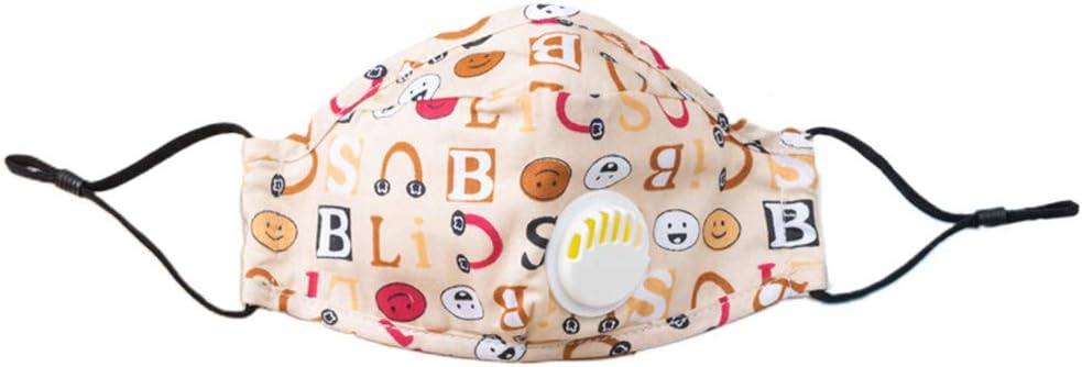 UNWSTYU Kids Cotton Reusable Cute Colorful Cartoon Printed PM2.5 (ZM)