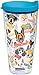 Tervis Flat Art Dogs Made in USA Double Walled Insulated Tumbler Travel Cup Keeps Drinks Cold & Hot, 24oz, Classic