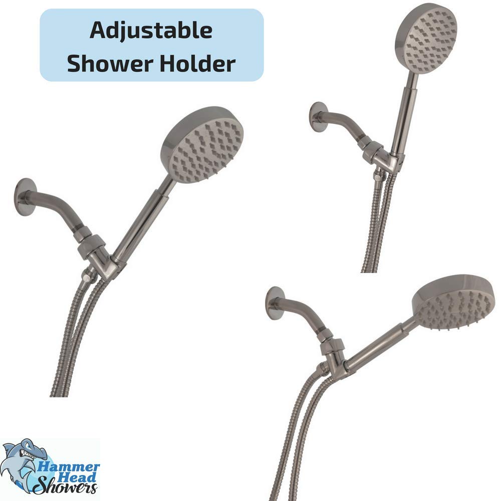 100 METAL Shower Head Holder for Hand Held Showerheads Adjustable