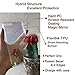 Lucus iPhone 8 Case, iPhone 7 Case, Magic Mirror Case, Hybrid Transparent Mirror Hard PC Back Cover Soft TPU Bumper Drop Protection Wireless Charging Case