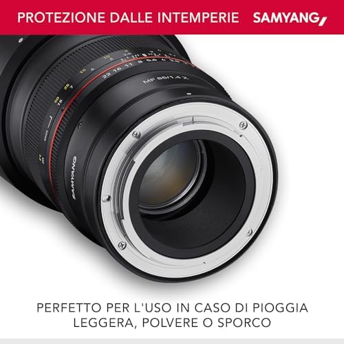 Samyang MF 85mm F1.8 Z Nikon Zaino per il tempo libero, 103 cm, Nero (Schwarz)