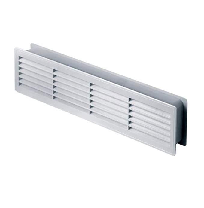 Door Air Vent Grille 460x135mm (18.1x5.3inch)Two Sided "WHITE" Ventilation Cover High Quality