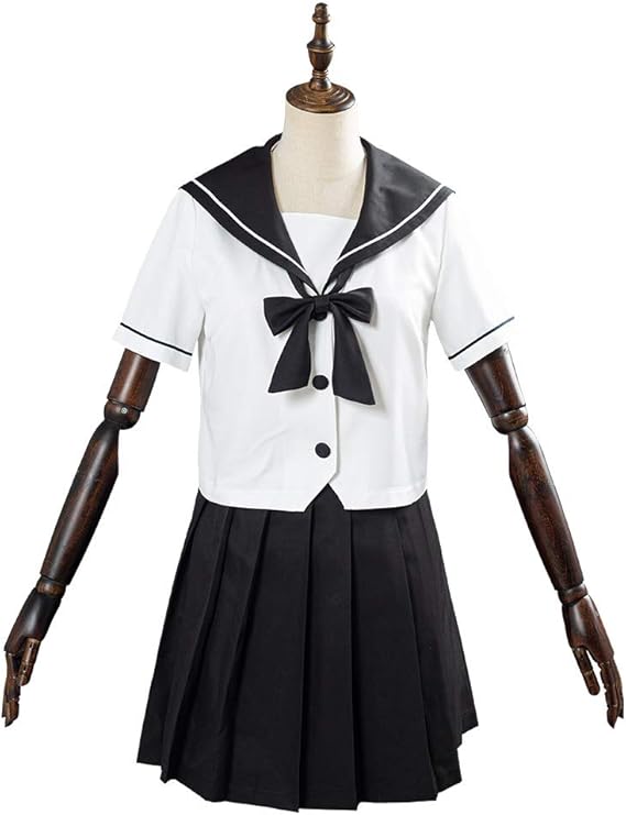 Amazon Co Jp Ubaywey Jk セーラー服 女子高校生 制服 正統派 長袖 半袖 可愛い 女子制服 学生服 スクール制服 大サイズ 4点セット 靴下付き 入学式 卒業式 学園祭 女子 スカート ドレス 可愛い セクシー ハロウィン コスプレ コスチューム 長袖 服 ファッション小物