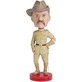 Royal Bobbles Teddy Roosevelt 26th President of The United States Collectible Bobblehead Statue
