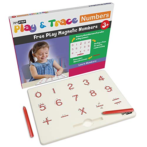 Ivy Step Magnetic Number Tracing Board with Two Stylus Pens