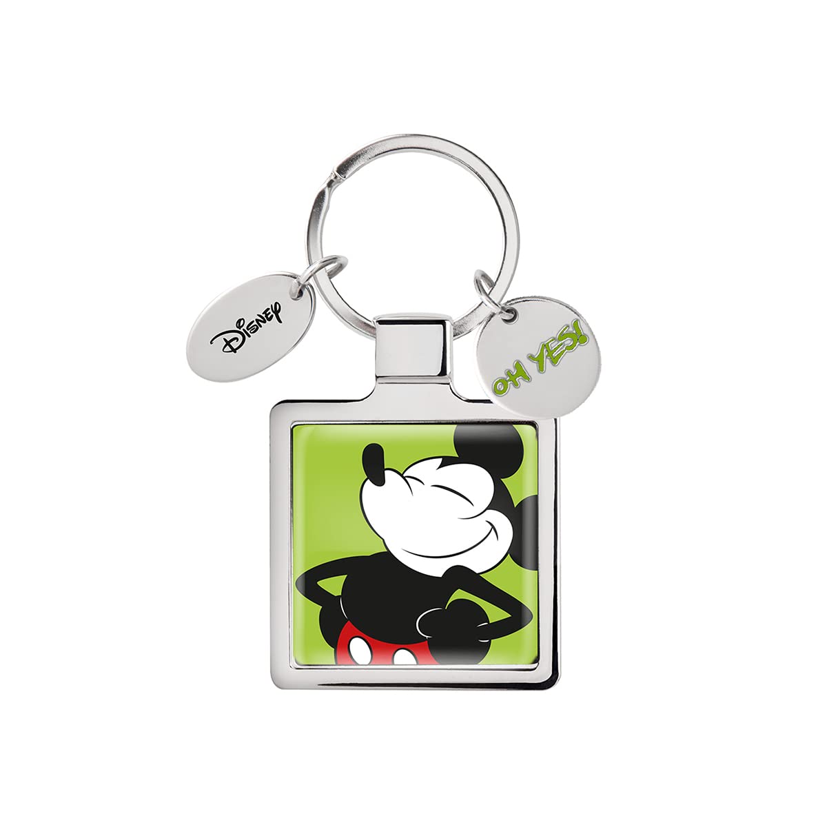 Egan Keychain Mickey I Am Green 4X8