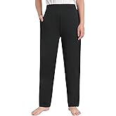 Pintage Women's Petite Knit Pants Pull On with Pockets