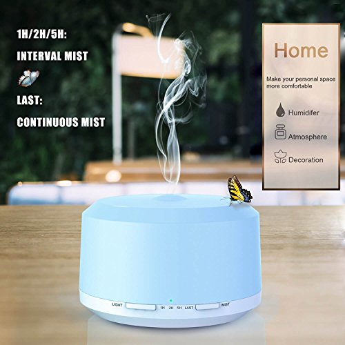 Aromatherapy Diffusers for Essential Oils, 450ml Essential Oil Diffuser