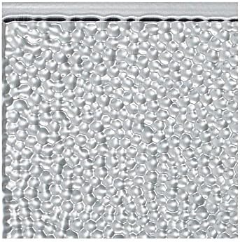 FASÄDE Hammered Decorative Vinyl Backsplash Panel in Brushed Aluminum (6X6 Inch Sample)