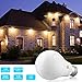 Dusk to Dawn Light Bulb 8W No Flickering Auto On/Off Led Light Bulbs Automatic Sensor Lights A19 E26 Base Porch Lights for Garden Garage Yard Porch Patio (3000K Soft White)