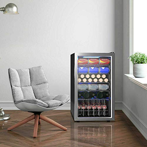 2 COSTWAY+Beverage+Refrigerator+Dispenser+Machine