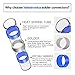 haisstronica Solder Seal Wire Connectors, Heat Shrink Solder Connectors Insulated Marine Automotive Terminals with Case（50Red 22-18）