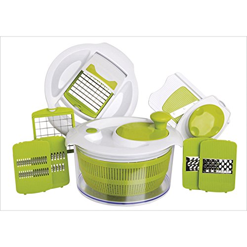 Salad Maker Set Mandoline Slicer & Salad Spinner With Vegetable