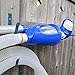 Swimming Pool Aluminum Pole Hanger Set, Blue, 2-Pack (4 Hooks), For Telescoping Poles, Leaf Rakes, Skimmers, Nets, Brushes, Vacuum hoses and More!