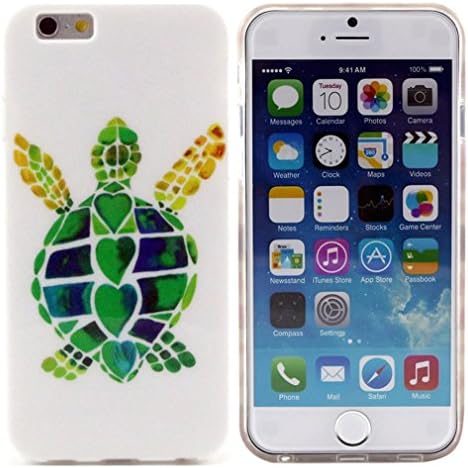 For iphone 6 (4.7 ") , Leathlux Turtle Slim Soft Flexible TPU Back Skin Protective Case Cover for Apple iphone 6 (4.7 inch) / iphone Air