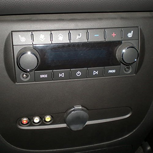 1pc Rear Radio Audio Control Knob Dial Tuner for 07-13 Chevy Tahoe Chevrolet Silverado GMC Acadia Sierra Denali Yukon GM 22912547 Button Repair Replacement