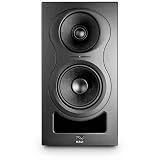 Kali Audio in-5 5" Powered 3-Way Studio Monitor - 160W Speaker System with Boundary Compensation EQ Settings - for Mixing, Recording, Audio Production - XLR, TRS, RCA Inputs - Single, Black