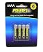 Powerex MHRAAA4 Powerex AAA 1000mAh 4-Pack Rechargeable Batteries primary