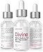 Divine Glow Kit | Glycolic Acid Resurfacing Pads 20% AHA + Mandelic Acid Peel Face Serum with 40% AHA (Professional Chemical Peel) Skin Care Set