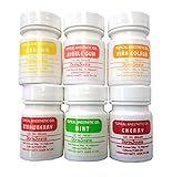 Dental Topical Anesthetic Gel SET of 6 Jar KIT (6 x 30 grams) (Cherry, Mint, Bubble Gum, Banana, Strawberry, Piña Colada)