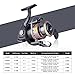 Goture Spinning Fishing Reel with Metal Spool Smooth Reel Freshwater Saltwater Up to 22 LB Drag 6BB+1RB GT1000V Series