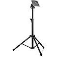 TENTEOTEN Electronic Mounting Stand with Plate, Portable Mounting Stand for Electronic Modules & Controller Multi Pads and Drum Pads (Black)