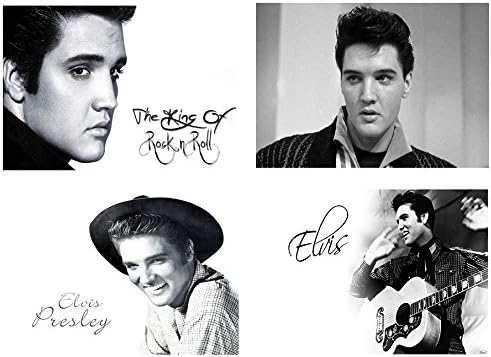 4 Placemats Plastic Elvis Presley
