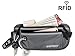 ENKNIGHT Big RFID Money Belt for Travel Running Waist Pack Fanny Pack Gray